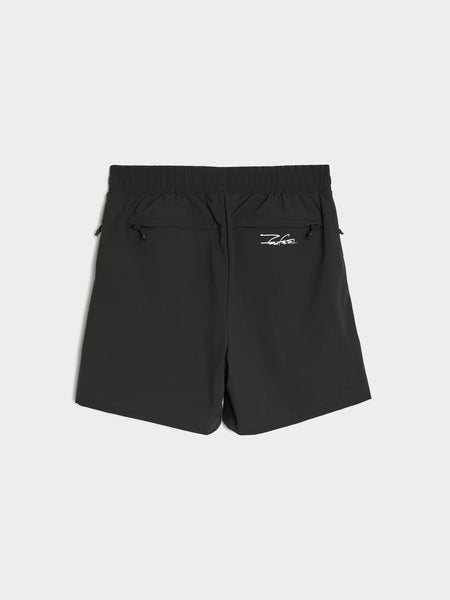 Malbon x Futura Tag Tech Short, Black