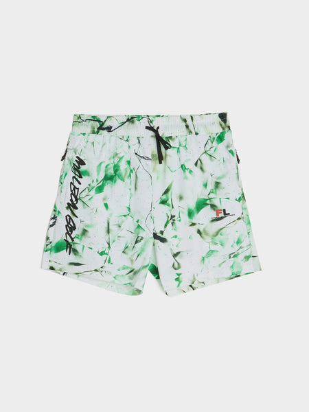 Malbon x Futura Tag Tech Short, Camo Multi