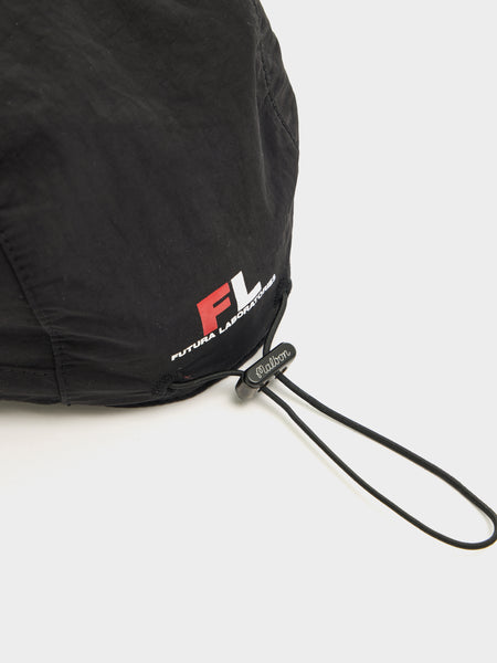 Malbon x Futura Nylon Bungee Hat, Black