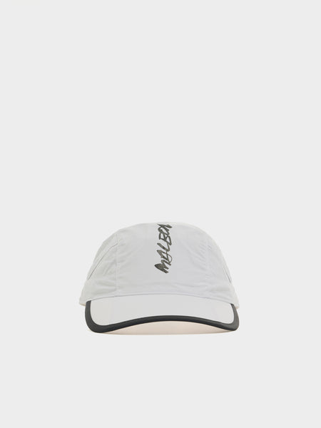 Malbon x Futura Nylon Bungee Hat, White