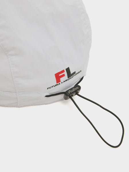Malbon x Futura Nylon Bungee Hat, White