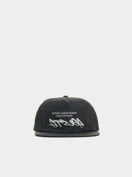 Malbon x Futura Agusta Poly 5 Panel Snapback, Black