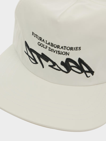 Malbon x Futura Agusta Poly 5 Panel Snapback, White