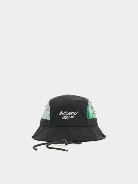 Malbon x Futura Tag Bucket Hat, Black