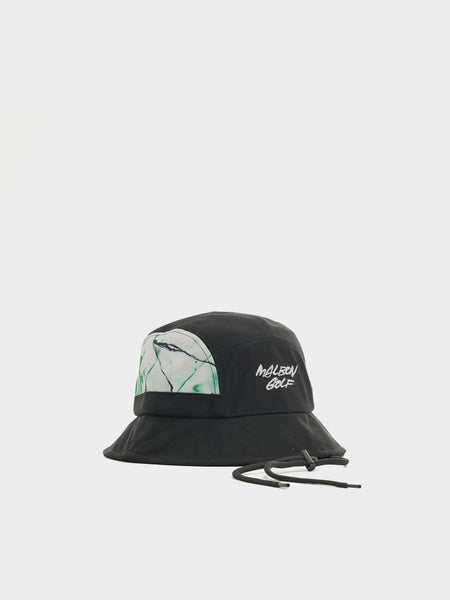 Malbon x Futura Tag Bucket Hat, Black