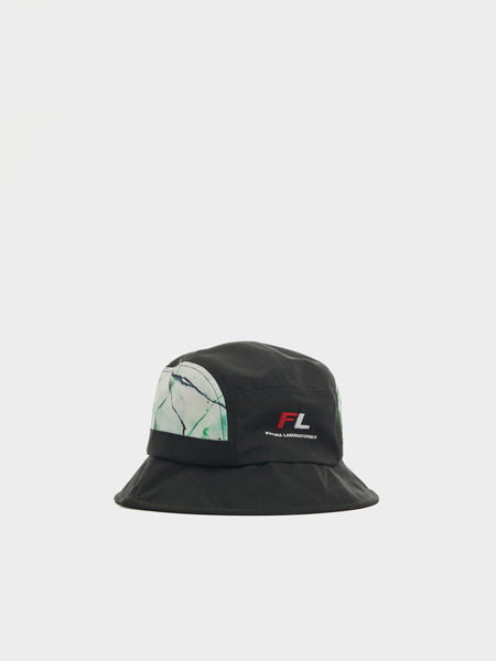 Malbon x Futura Tag Bucket Hat, Black