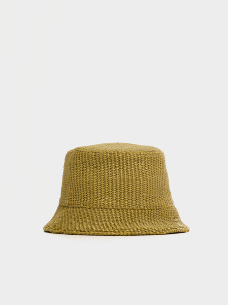 Marni Logo Bucket Hat, Pastel Olive