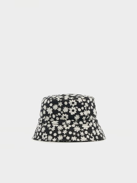 Marni Logo Bucket Hat, Black