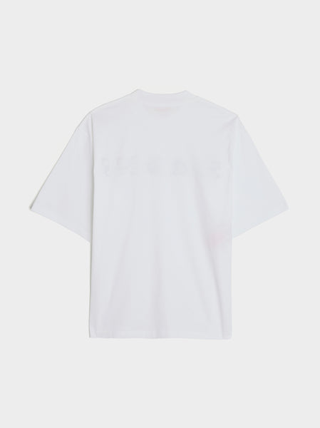 Relaxed Fit Marni Logo T-Shirt, Lily White