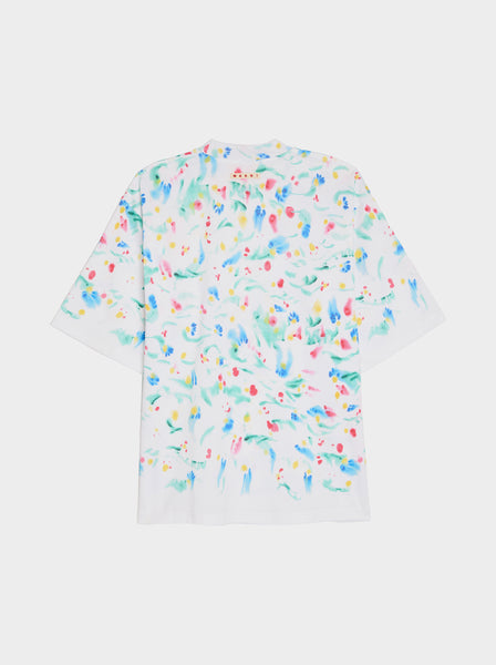 Relaxed Fit Splash T-Shirt, Lily White
