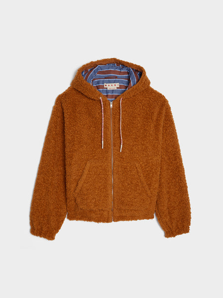 Twist Teddy Jacket, Rust