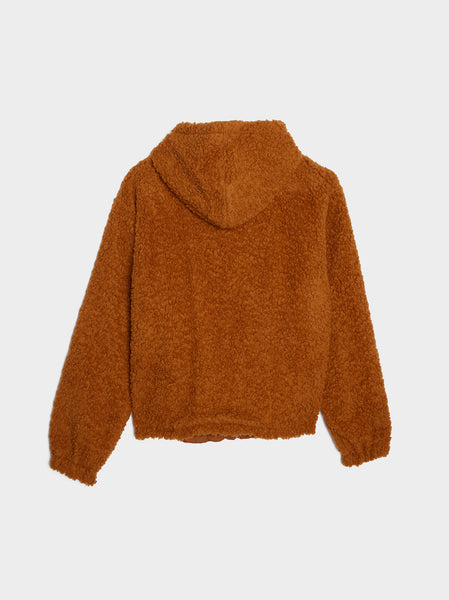 Twist Teddy Jacket, Rust