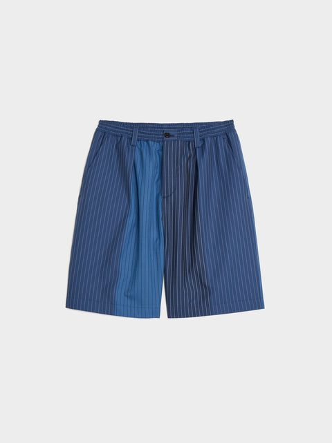 Loose Fit Stripped Drawstring Bermuda Pant, Bluemarine