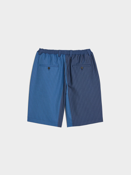 Loose Fit Stripped Drawstring Bermuda Pant, Bluemarine