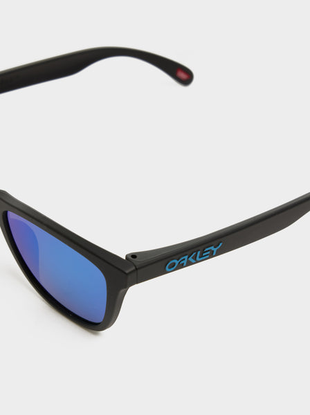 Frogskins (Low Bridge), Matte Black PRIZM Sapphire