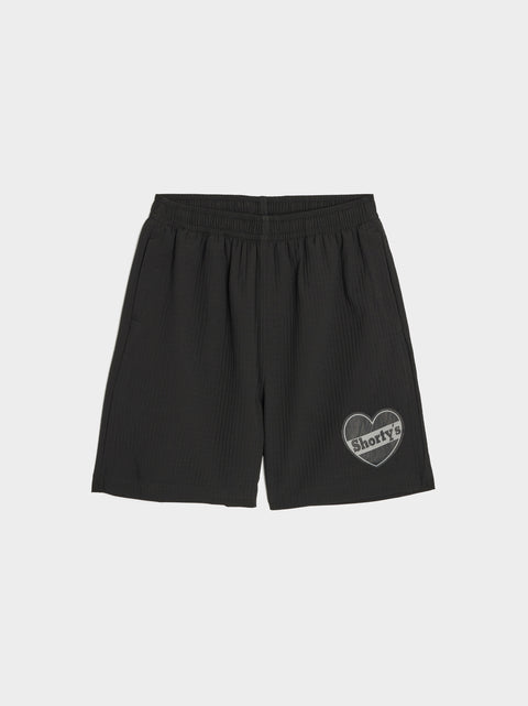 Heart Sport Shorts, Black