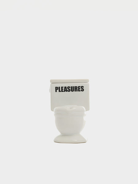 Toilet Ashtray, White