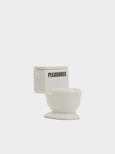 Toilet Ashtray, White