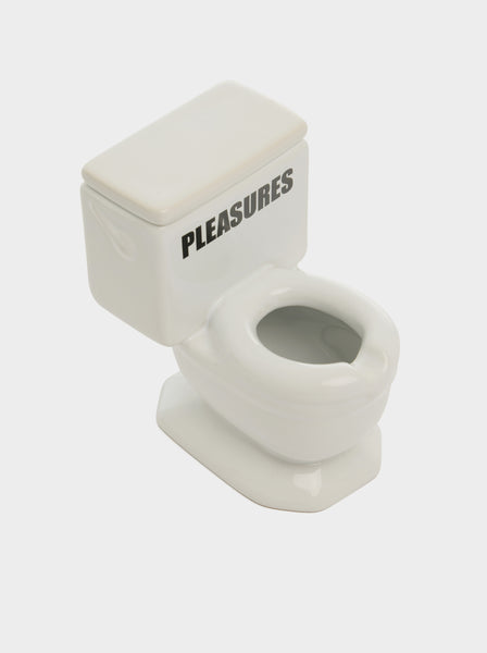 Toilet Ashtray, White