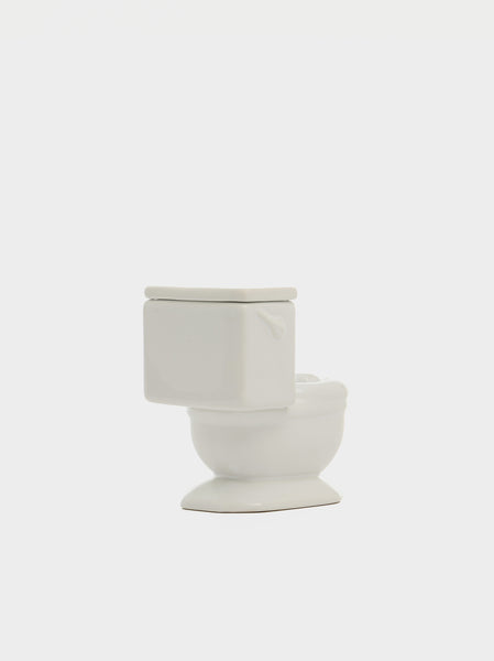 Toilet Ashtray, White