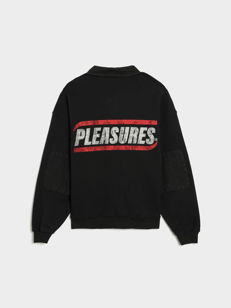 Gentle Polo Sweatshirt, Black
