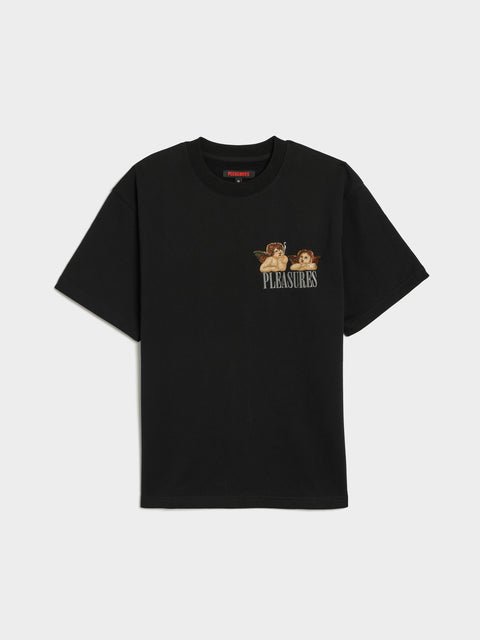 Dynamic Short Sleeve Crewneck, Black