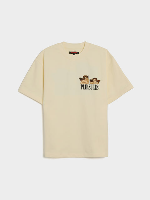 Dynamic Short Sleeve Crewneck, Ecru