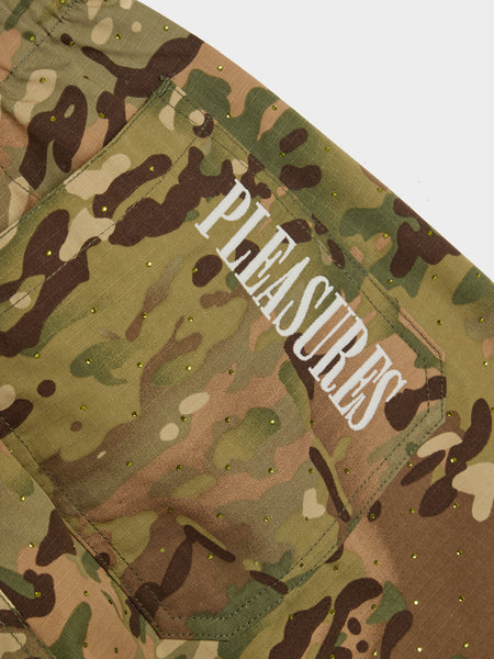Gem Camo Wide Pants, Camo