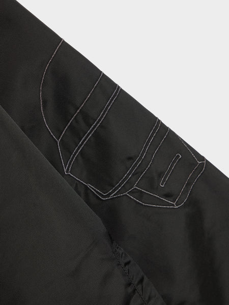 Helmets Nylon Work Jacket, Black