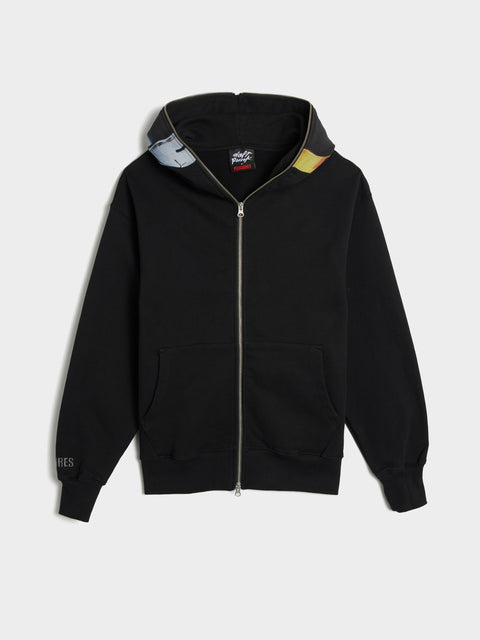 Ram Zip Hoodies, Black
