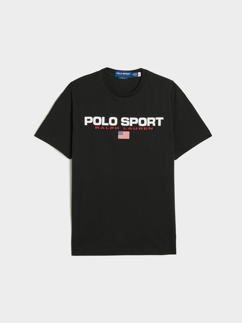 Polo Sport Graphic T-Shirt, Black / White