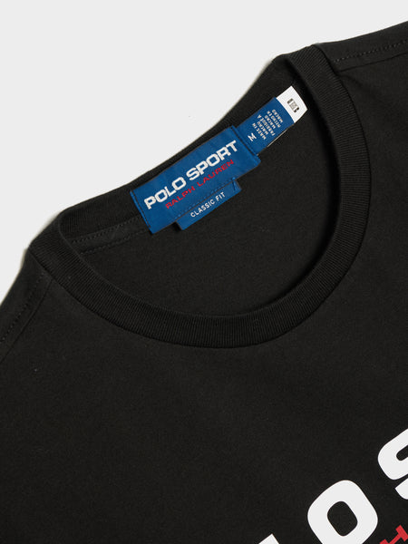 Polo Sport Graphic T-Shirt, Black / White