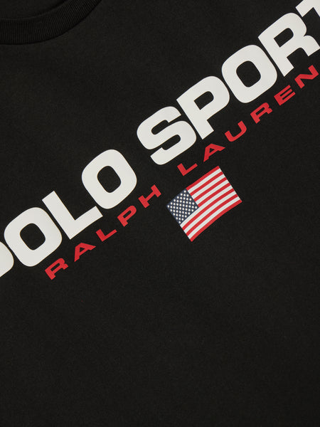 Polo Sport Graphic T-Shirt, Black / White