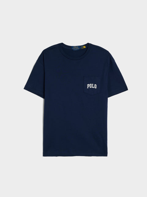 Jersey Knit Novelty Bear T-Shirt, Newport Navy