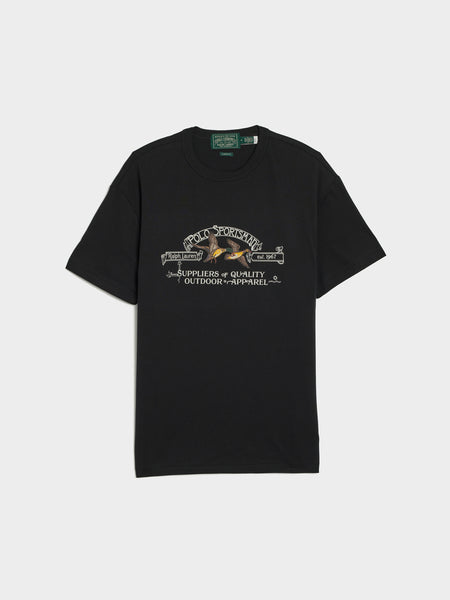 SS Outdoor Graphic T-Shirt, Black