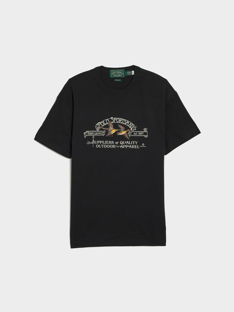 SS Outdoor Graphic T-Shirt, Black