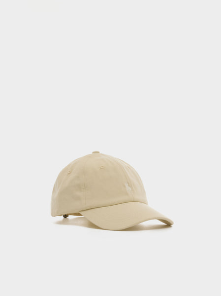 Classic Twill Embroidered Pony Sport Cap, Natural