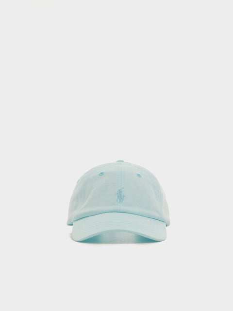 Classic Twill Embroidered Pony Sport Cap, Sky