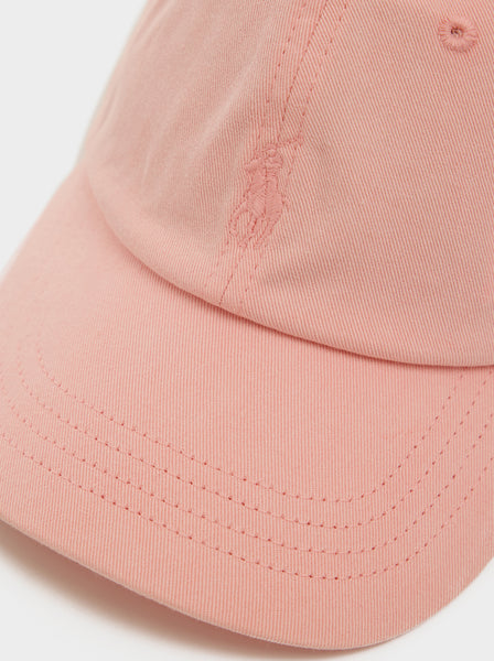 Classic Twill Embroidered Pony Sport Cap, Rose