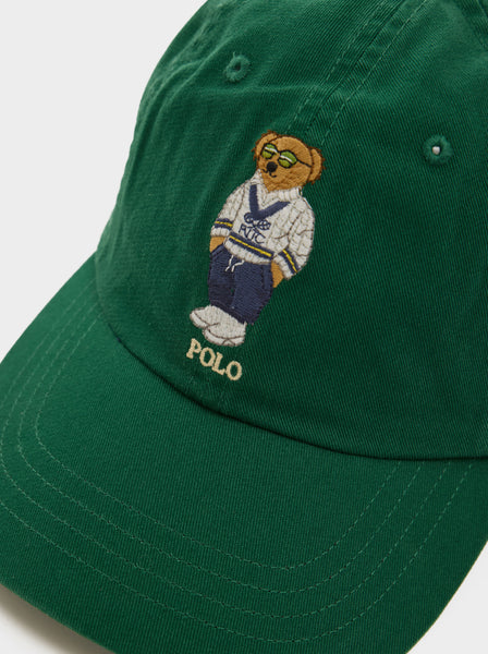 Chino Novelty Bear Logo Sport Cap, New Forest