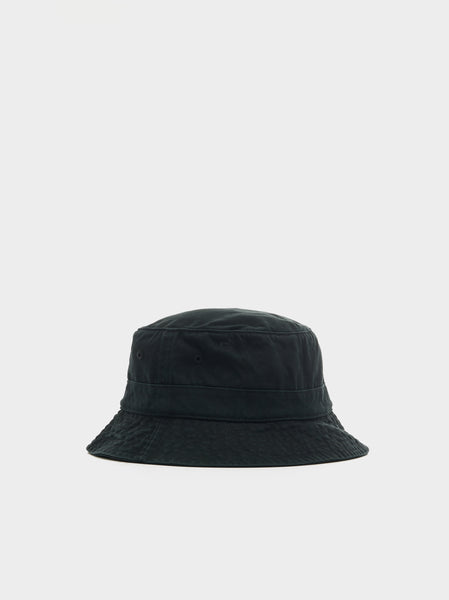 Reversible Chino Loft Bucket Hat, Polo Black