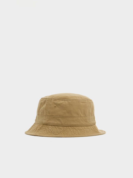 Reversible Chino Loft Bucket Hat, Café Tan