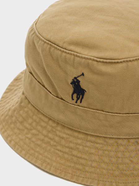 Reversible Chino Loft Bucket Hat, Café Tan