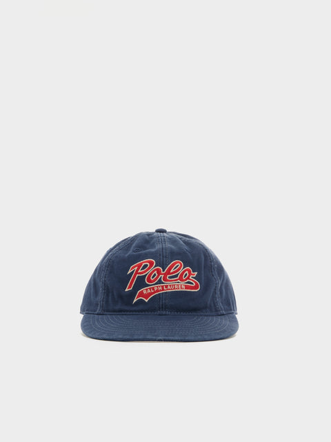 Vintage Polo Script Baseball Cap, Newport Navy