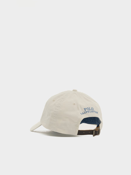 Original Label Chino Sport Cap W/ Bear, Clubhouse Cream