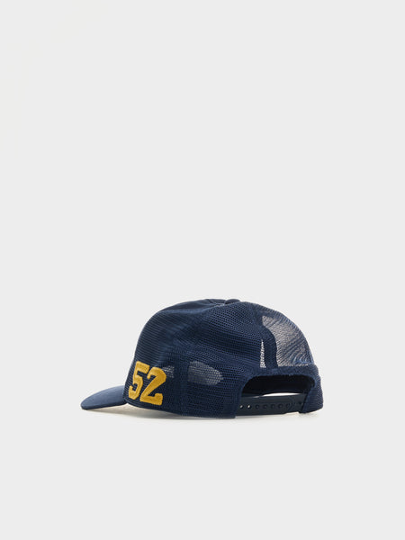 Original Label Vintage Trucker Cap W/ Surf Clun Patch, Newport Navy