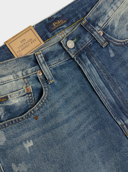 Vintage Classic 5-Pocket Denim Short, Skimhampton
