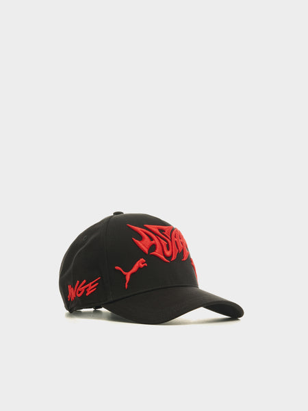 PUMA x A$AP Seatbelt Cap, PUMA Black / Fierce Red