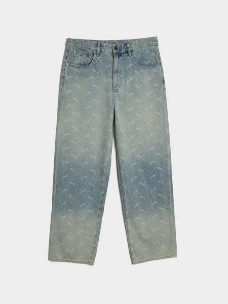 PUMA x A$AP Rocky Laser Monogram Denim, Faded Denim