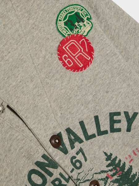 Vintage Fleece Yukon V Alley Cardigan, Loft Heather